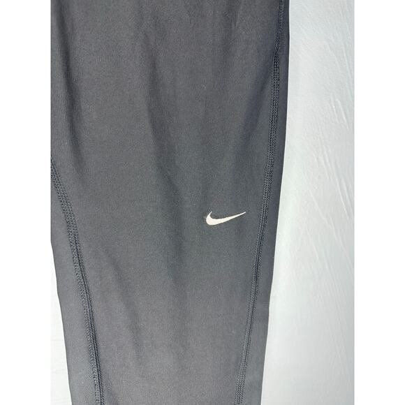 Nike Dri-Fit Gray Leggings Women's Size Small Zip Athleisure Active Workout Run - Picture 6 of 10